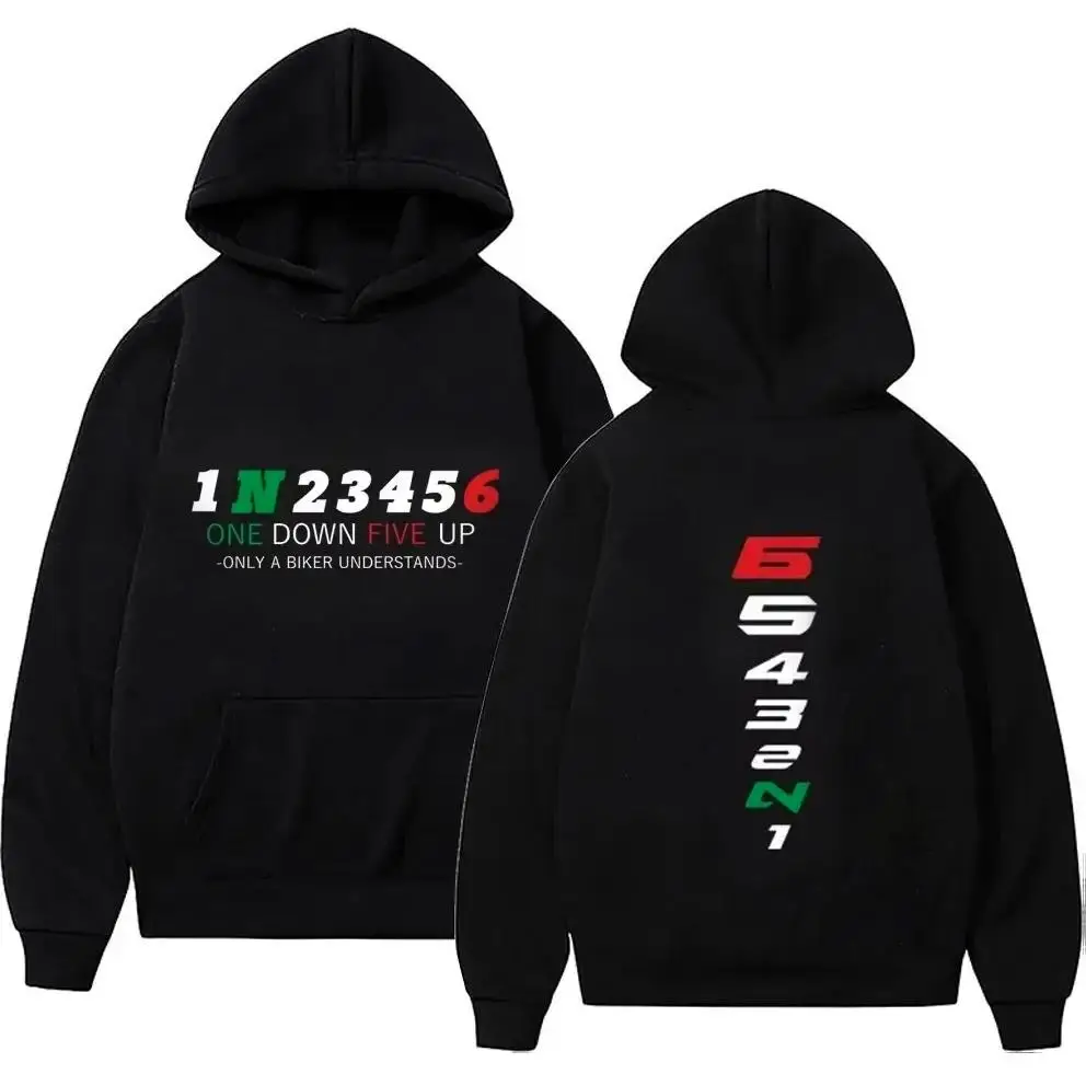 Motorcycle Gear Hoodie - Men's Hoodies male Pullover Clothing Oversized