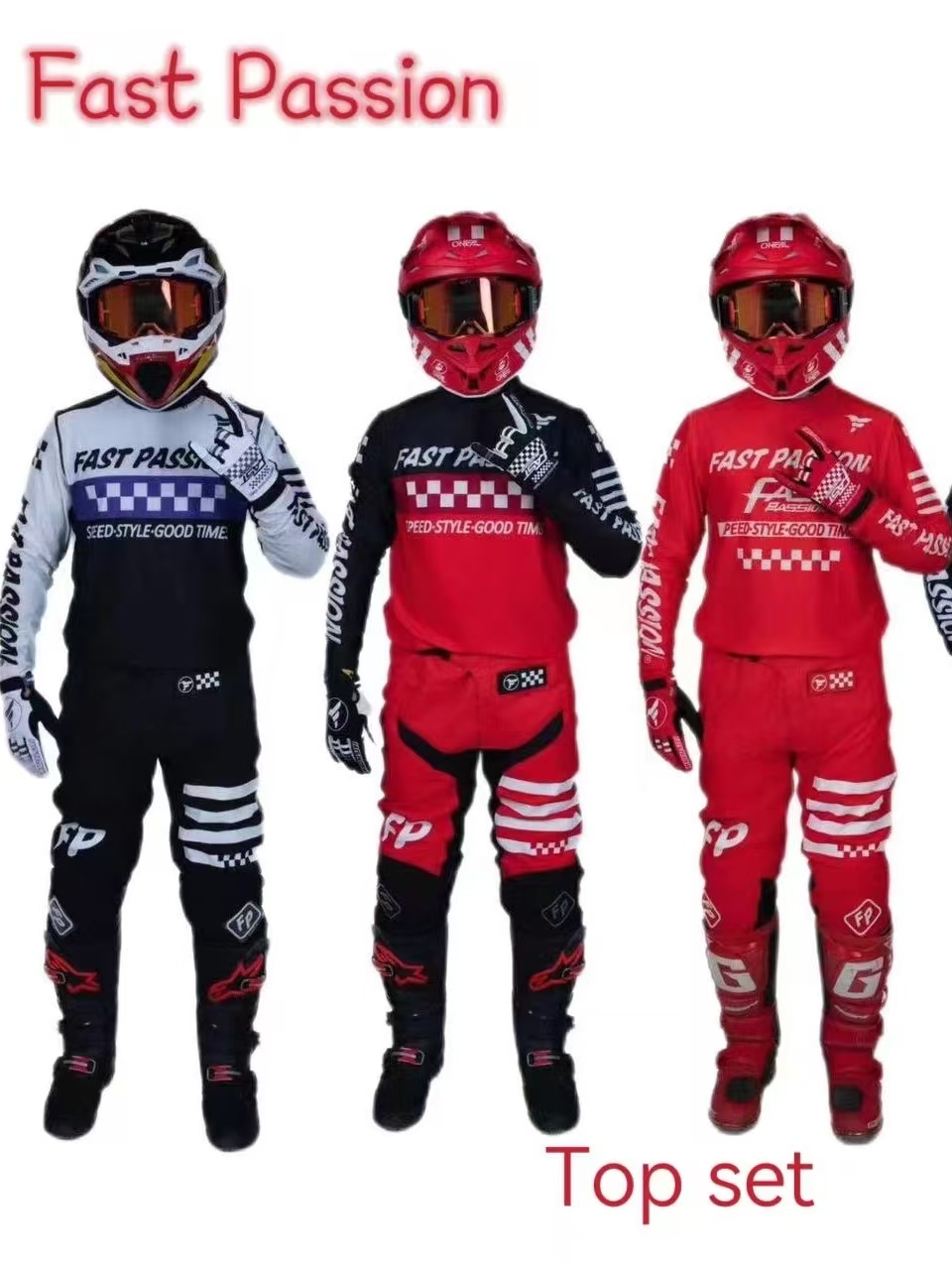 Motorcycle Gear Fox - 2025 fastpassion for fox Motocross Gear