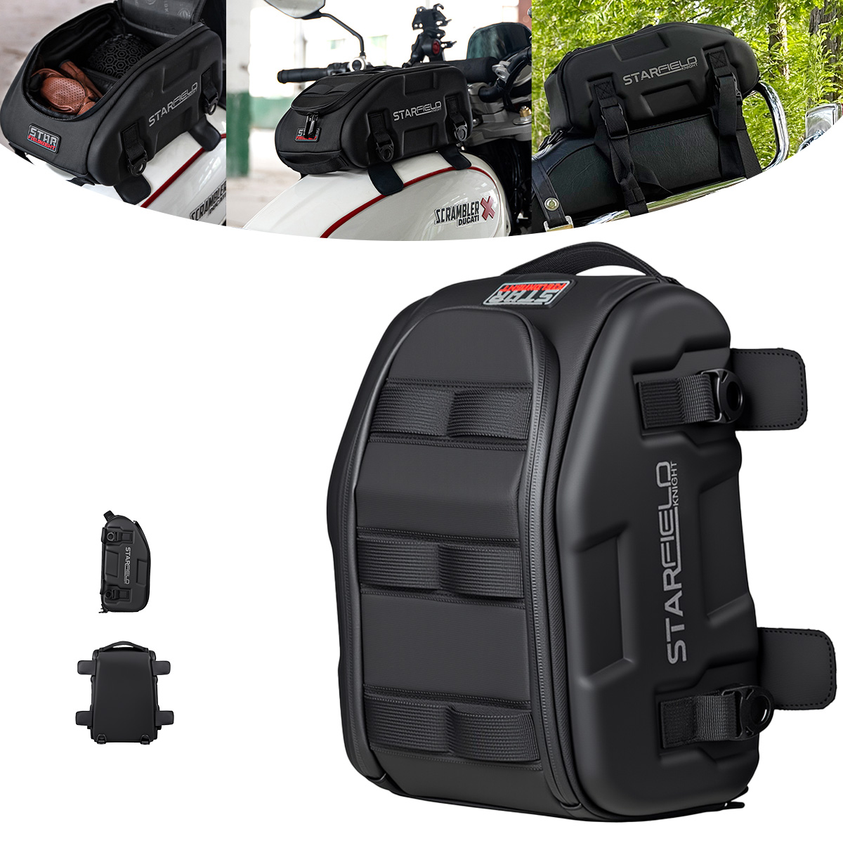 Multifunctional Motorcycle Bag - Motorcycle Gear Garage Storage 评论和价格