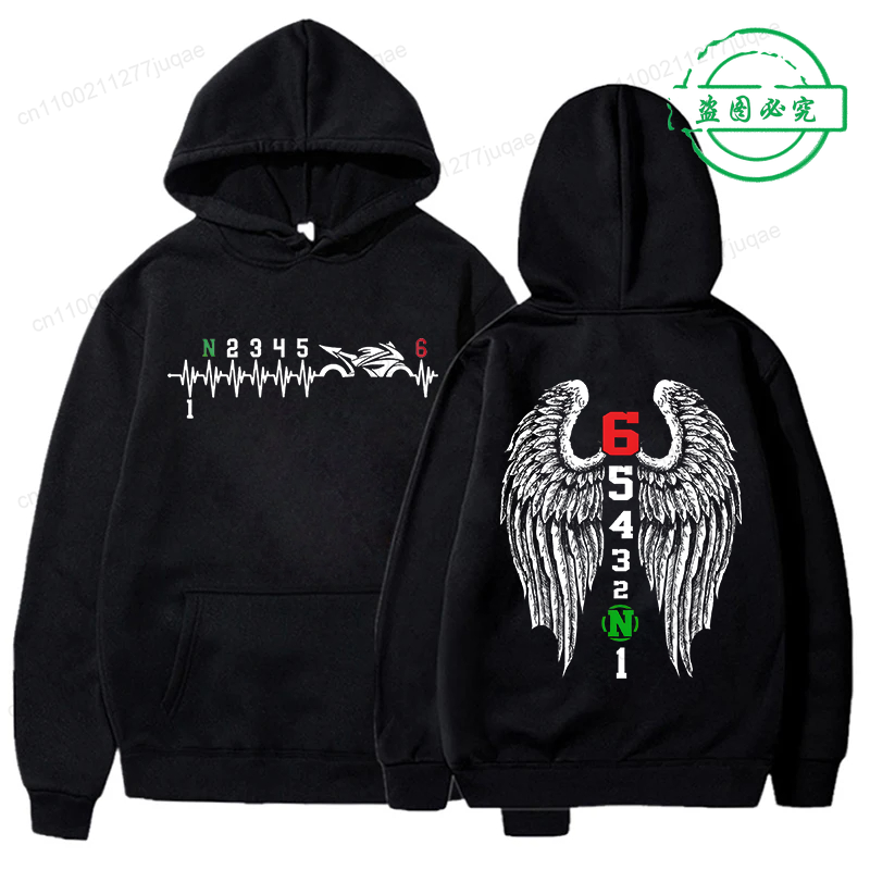 Motorcycle Biker Hoodie Men Ha - Motorcycle Gear Hoodie 评论和价格