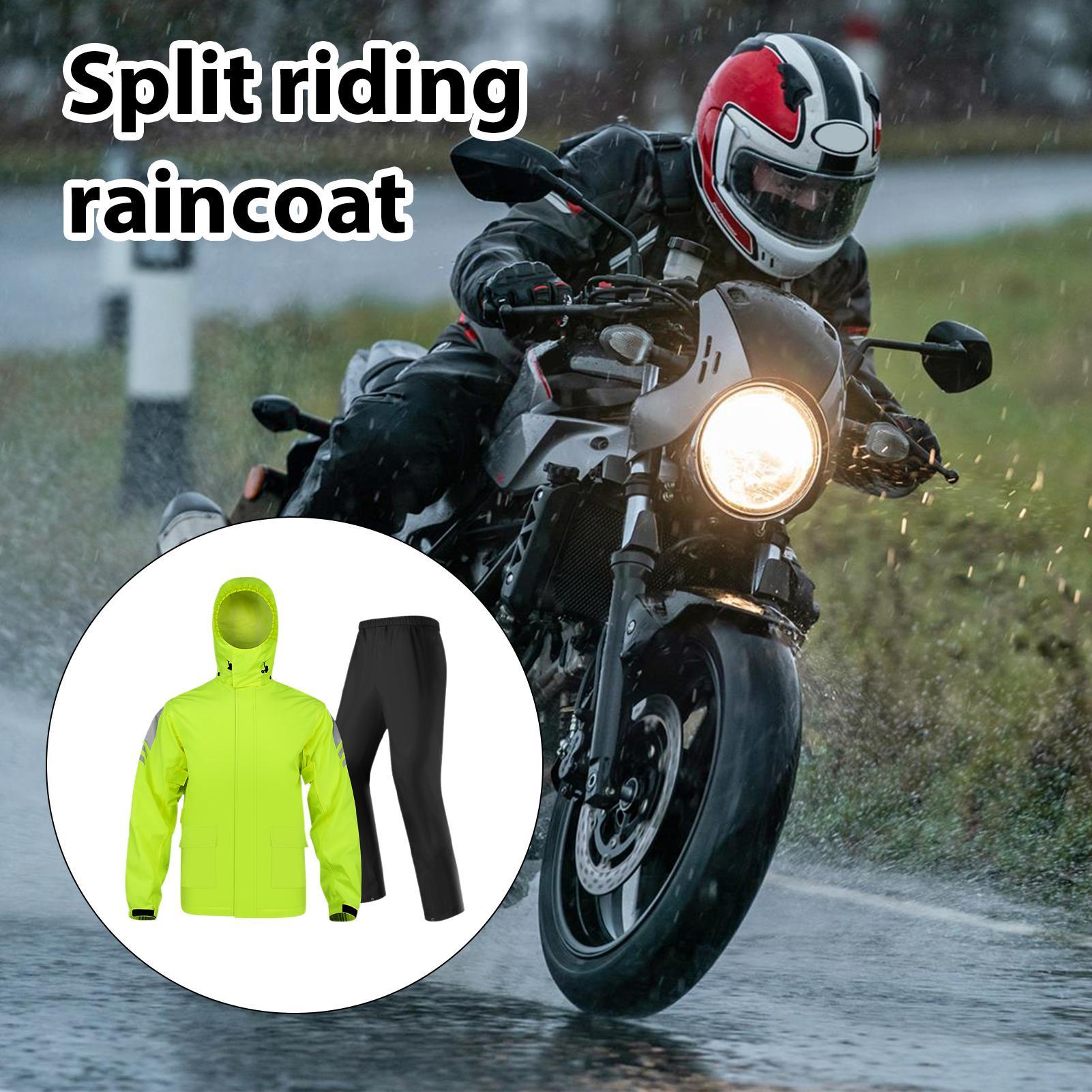 Waterproof Rain Suits for Men  - Motorcycle Gear Mens 评论和价格