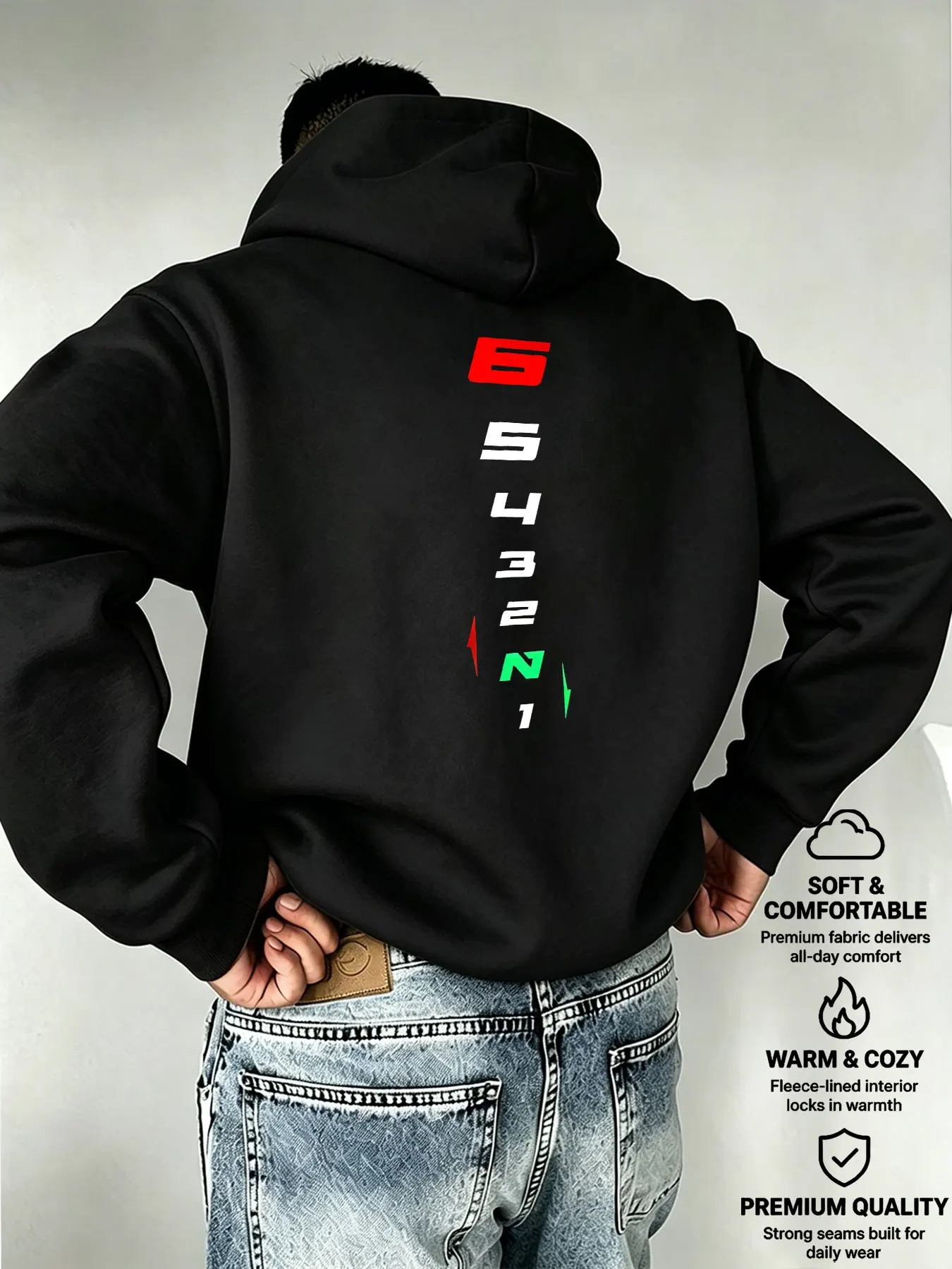 Men Hoodie Racing Gear Number  - Motorcycle Gear Hoodie 评论和价格