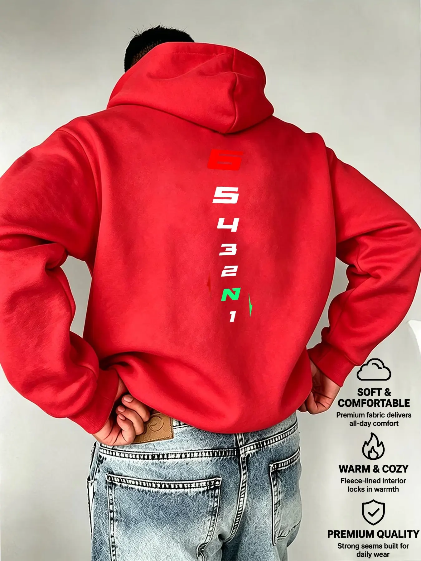 Men Hoodie Racing Gear Number  - Motorcycle Gear Hoodie 评论和价格
