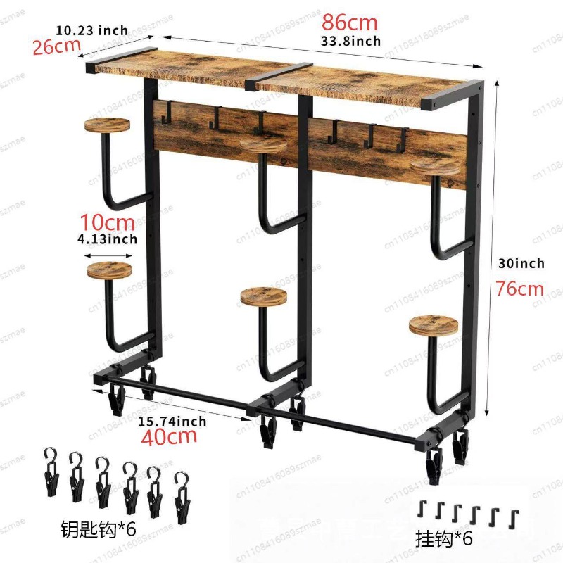Wall-mounted helmet rack, mult - Motorcycle Gear Garage Storage 评论和价格