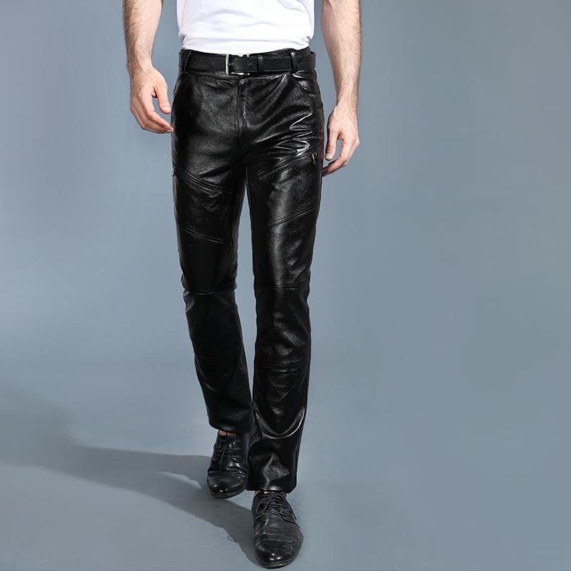 Youth Men's Genuine Leather Pa - Motorcycle Gear Mens 评论和价格