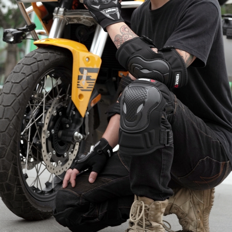 4Pcs Motorcycle Knee Elbow Pad - Motorcycle Gear Mens 评论和价格