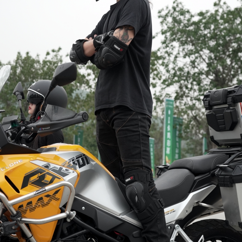 4Pcs Motorcycle Knee Elbow Pad - Motorcycle Gear Mens 评论和价格