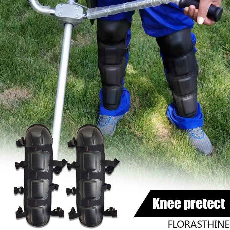 2Pcs Black Leg Protector with  - Knee Guard Hard 评论和价格