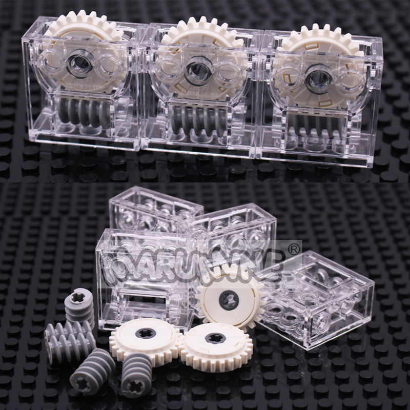 Marumine Gear Box MOC Building - Motorcycle Gear Garage Storage 评论和价格
