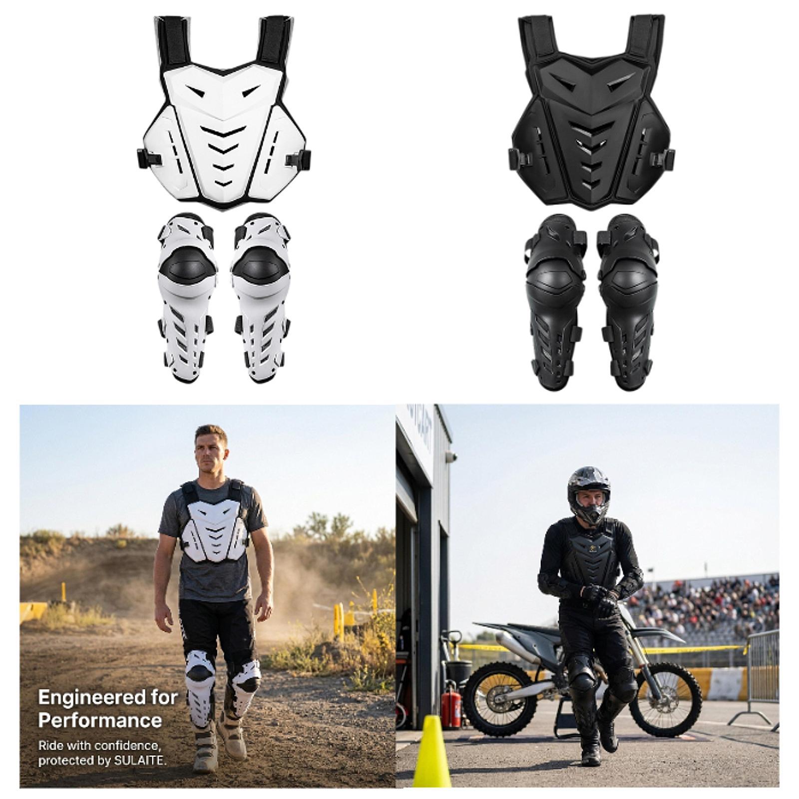 Ergonomic Chest Protector Knee - Motorcycle Gear Mens 评论和价格