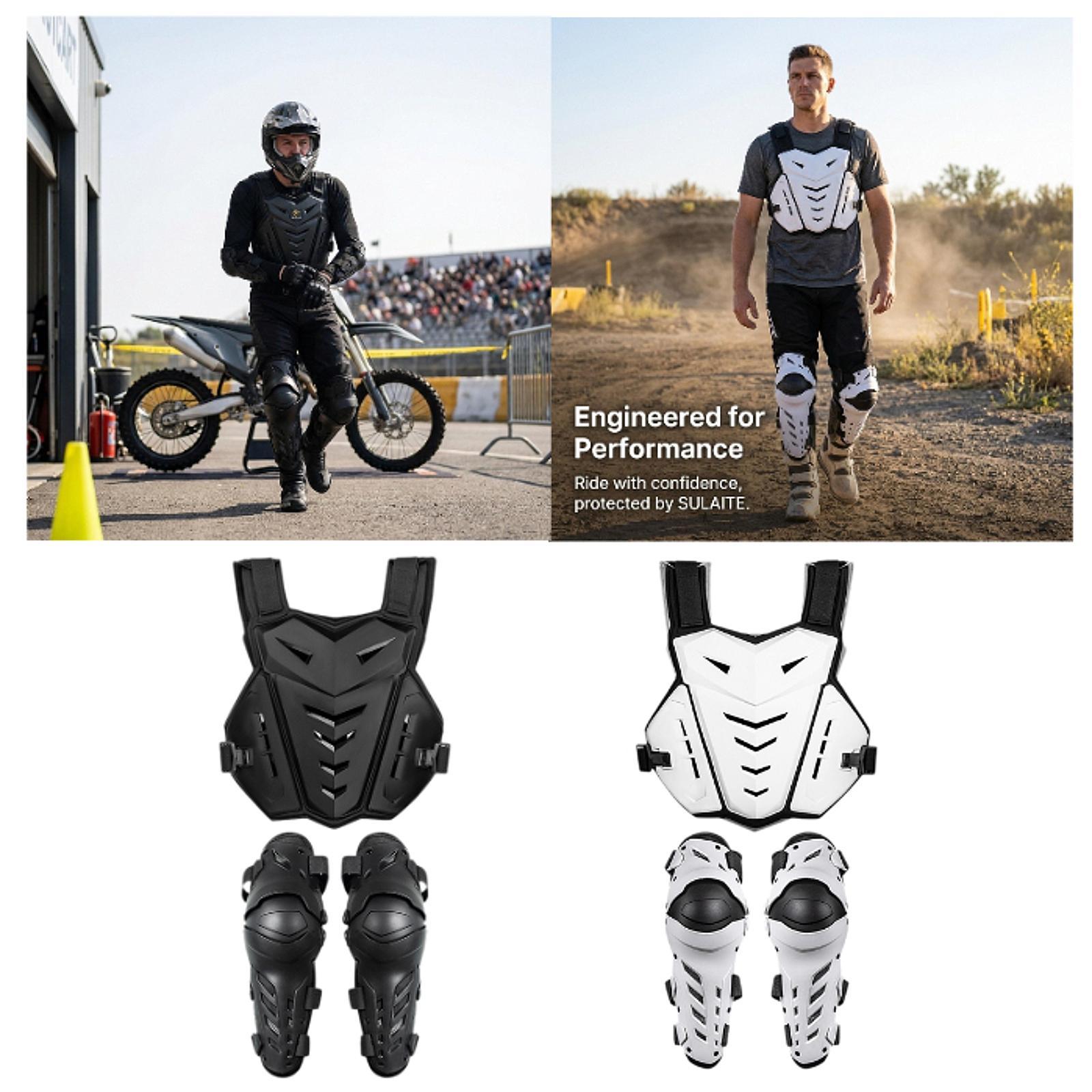 Ergonomic Chest Protector Knee - Motorcycle Gear Mens 评论和价格